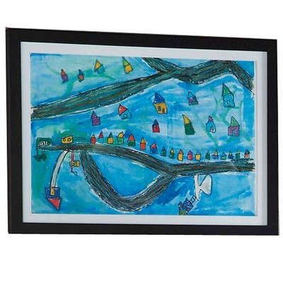 HearthSong - Lil Davinci Art Frame, 12"W x 18"H, Black