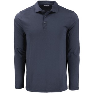 Cutter & Buck Coastline Epic Comfort Eco Recycled Mens Long Sleeve Polo - 1 of 2