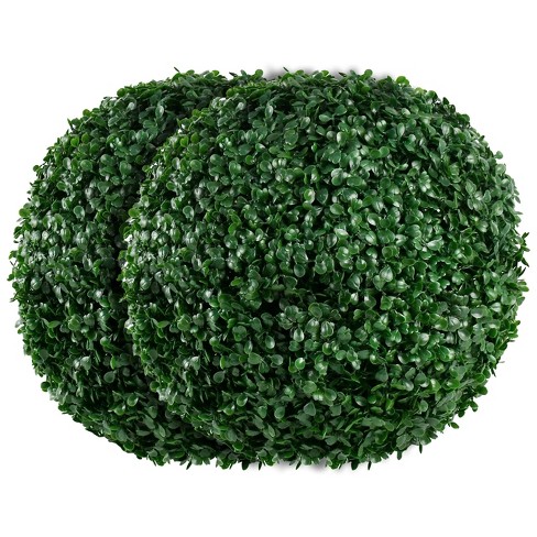 Flybold 15.7'' Boxwood Balls Artificial Topiary Ball For Outdoors - 2 ...
