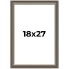 PosterPalooza | Weathered Black Picture Frame - UV Acrylic, Foam Board Backing, Hanging Hardware - 2 of 4