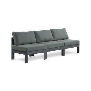 Meridian Furniture,Nizuc Water Resistant Fabric Outdoor Patio Modular Sofa - 1 of 4