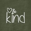 Dalix Be Kind Embroidered Cotton Relaxed Fit Short Sleeve Crewneck Tee Shirt Women - 4 of 4