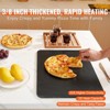 VEVOR Pizza Steel, 20" x 14" x 3/8" Pizza Steel Plate for Oven, Pre-Seasoned Carbon Steel Pizza Baking Stone with 20X Higher Conductivity - 4 of 4