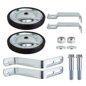 Wald Products #252 Training Wheels 16`-20in Silver - 1 of 2