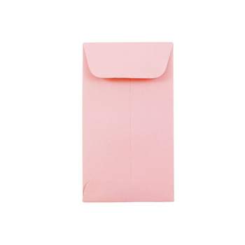 JAM Paper #6 Coin Business Envelopes 3.375 x 6 Baby Pink 356730562I