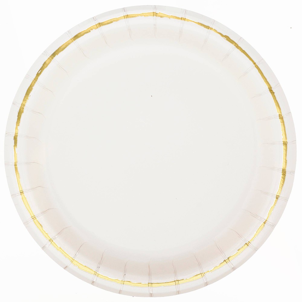 Photos - Other tableware 20ct Dinner Paper Plates Off-White - Spritz™