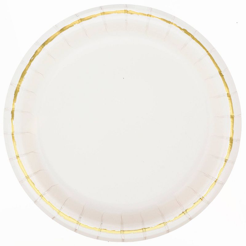 20ct Dinner Paper Plates Off-White - Spritz&#8482;, 1 of 4