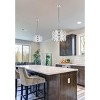 Elegant Lighting Lyla 13 inch pendant in chrome - 2 of 4
