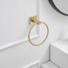 Towel Ring Bath Round Towel Hanger Wall Mount for Bathroom Toilet Kitchen Stainless Steel - 3 of 4
