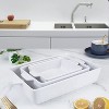 GustoWave Baking Dish 3-piece Sets, Ceramic Baking dishes for Oven, Bakeware, Rectangular Baking Pan with Handles, for Cooking, Kitchen, Cake - 2 of 4