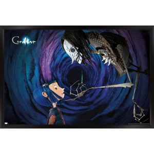 Trends International Coraline - Coraline And The Beldam Framed Wall Poster Prints - 1 of 4