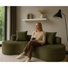 VASIP Modular Compressed Sofa,Space-Saving Design, Soft Curved Style,for Living Room, Apartment, Bedroom,Beige - 2 of 4