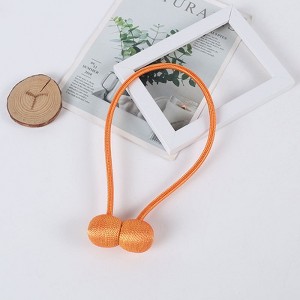 Elegant Magnetic Curtain Tiebacks (Set of 2) - Tree City - 1 of 4