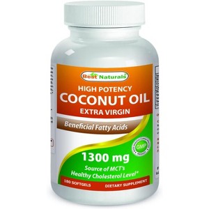 CoConut oil 1300 mg 180 Softgels - 1 of 3