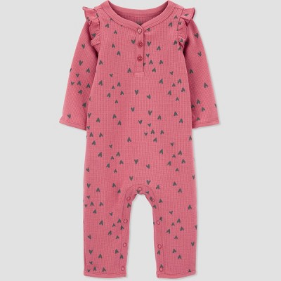 Baby Girls' Hearts Romper - Just One You® made by carter's Pink 18M