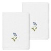 Linum Home Textiles 100% Turkish Cotton REBECCA Embellished Towel Set - 2 of 3