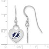 Black Bow Jewelry Sterling Silver  NHL Dangle Earrings - 2 of 4