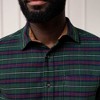 Hope & Henry Men's Organic Flannel Shirt with Suede Detail - 2 of 4
