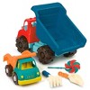 B. toys Dump Truck Duo 2 Toy Dump Trucks & 3 Beach Toys - 3 of 4