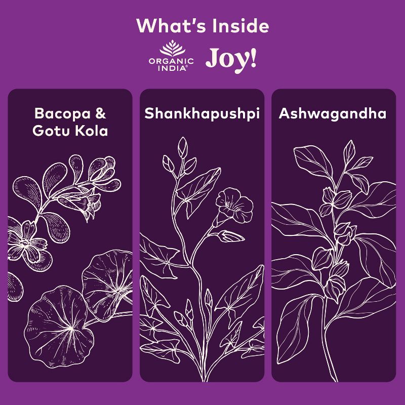 ORGANIC INDIA Joy! Herbal Supplement, 3 of 9