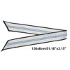 Unique Bargains Women's Stripe Scarf Headband Black Beige 1 Pc - 4 of 4