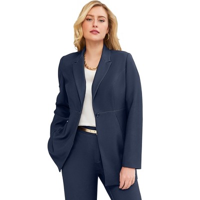 Jessica London Women's Plus Size Bi-Stretch Blazer