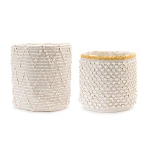 Melrose Woven Cotton Basket (Set of 2) - 1 of 3