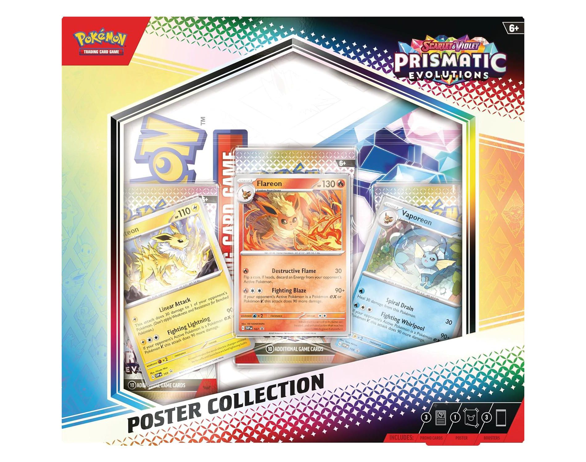 Pokemon TCG: Scarlet & Violet—Prismatic Evolutions Poster Collection