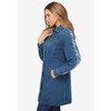 Jessica London Women's Plus Size Long Denim Jacket - 4 of 4