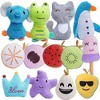 Itopfox 26-Piece Dog Toy Set with Squeakers, Assorted Plush Shapes for Small & Medium Dogs, Fun Interactive Playtime - 2 of 4