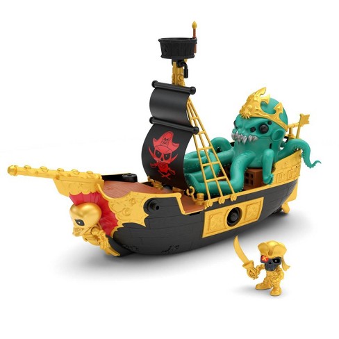Treasure X Sunken Gold Treasure Ship Playset Target - roblox build a boat owner plushie
