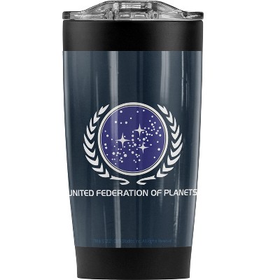 Star Trek United Federation Logo Steel Tumbler 20oz Coffee Travel Mug