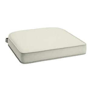 ARDEN Foam Outdoor Double Welted Round Back Seat Cushion, 20 x 19, made with ProFoam, Rain-proof, Fade Resistant - 1 of 4