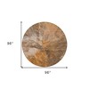 Orange Copper And Terra Cotta Abstract Washable Indoor Outdoor Area Rug - 3 of 4