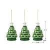 Mr. Christmas 5 in. Set of Nostalgic Ceramic Tree Ornaments - 3 of 4