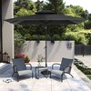 Pellebant 9 x 5 FT Double Top Patio Outdoor Market Umbrella - 2 of 4