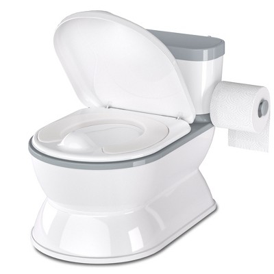 BabyBond 2-in-1 Toddler Potty Training Toilet - Large Chair & Detachable Seat for Boys & Girls 1-3 yrs - Flushing Sound, Wipes Storage