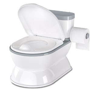 BabyBond 2-in-1 Toddler Potty Training Toilet - Large Chair & Detachable Seat for Boys & Girls 1-3 yrs - Flushing Sound, Wipes Storage - 1 of 4