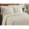 Set of 2 Twin Jullian Collection 100% Cotton Tufted Unique Luxurious Bold Stripes Design Bedspread Set Ivory - Better Trends - 2 of 4