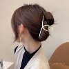 3 PCS Metal Large Claw Clips for Thick Heavy Hair, Strong Hold Big Non-Slip Hair Catch Barrette - 4 of 4