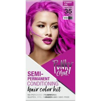 Punky Colour Semi-Permanent Hair Color Kit - Flamingo Pink - 3.5oz