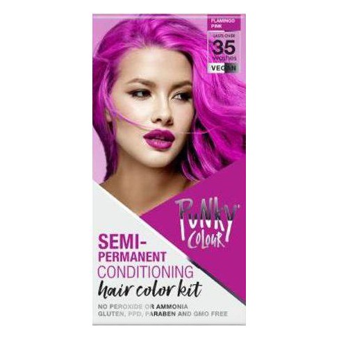 Punky Colour Semi-Permanent Hair Color Kit - Flamingo Pink - 3.5oz