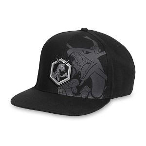Pokemon Center Rayquaza Black Flat-Bill Hat (One Size-Adult) - 1 of 4