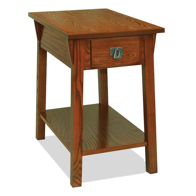 Favorite Finds Mission Chairside Table Russet Finish - Leick Home, 1 of 12