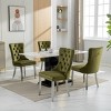 Modern Upholstered Dining Chairs Set of 2, Dining Chairs with High Back,Velvet Cushion Dining Chairs for Kitchen or Dining Room-Maison Boucle - 3 of 4