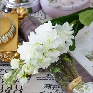 Attop Big Artificial Hyacinth Violet flower branch fleurs artificielles for autumn fall home wedding decoration fake flowers wreath - 1 of 4