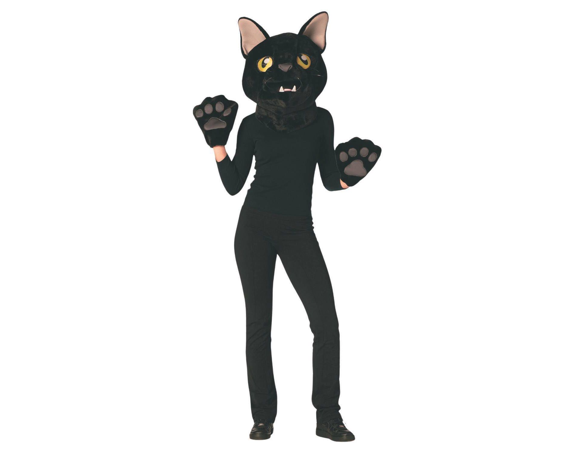 Imposta Costumes Adult Black Cat Mask Head with Paws Costume Accessories Kit