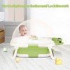 BabyBond Collapsible Baby Bathtub for Infants and Toddlers with Thermometer& 1 Soft Floating Cushion Portable Travel Baby Tub - 4 of 4
