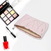 Unique Bargains Durable Embossment Oil Painting Handheld Makeup Bag 1 Pc - 4 of 4