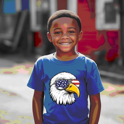 The Juniper Shop Patriotic Eagle Sunglasses Youth Short Sleeve Tee